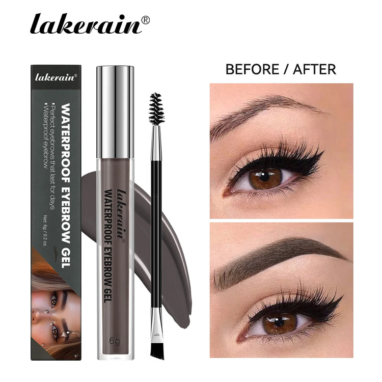 Waterproof Eyebrow Gel Smudge Proof Long Lasting Hold by Home for Health and Beauty