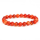 JD Natural Stone Beads Bracelet Amethyst Tiger Eye Crystal Quartz Agate Gem Beads Bangles Women Men Reiki Healling Jewelry Gift by Home for Health and Beauty