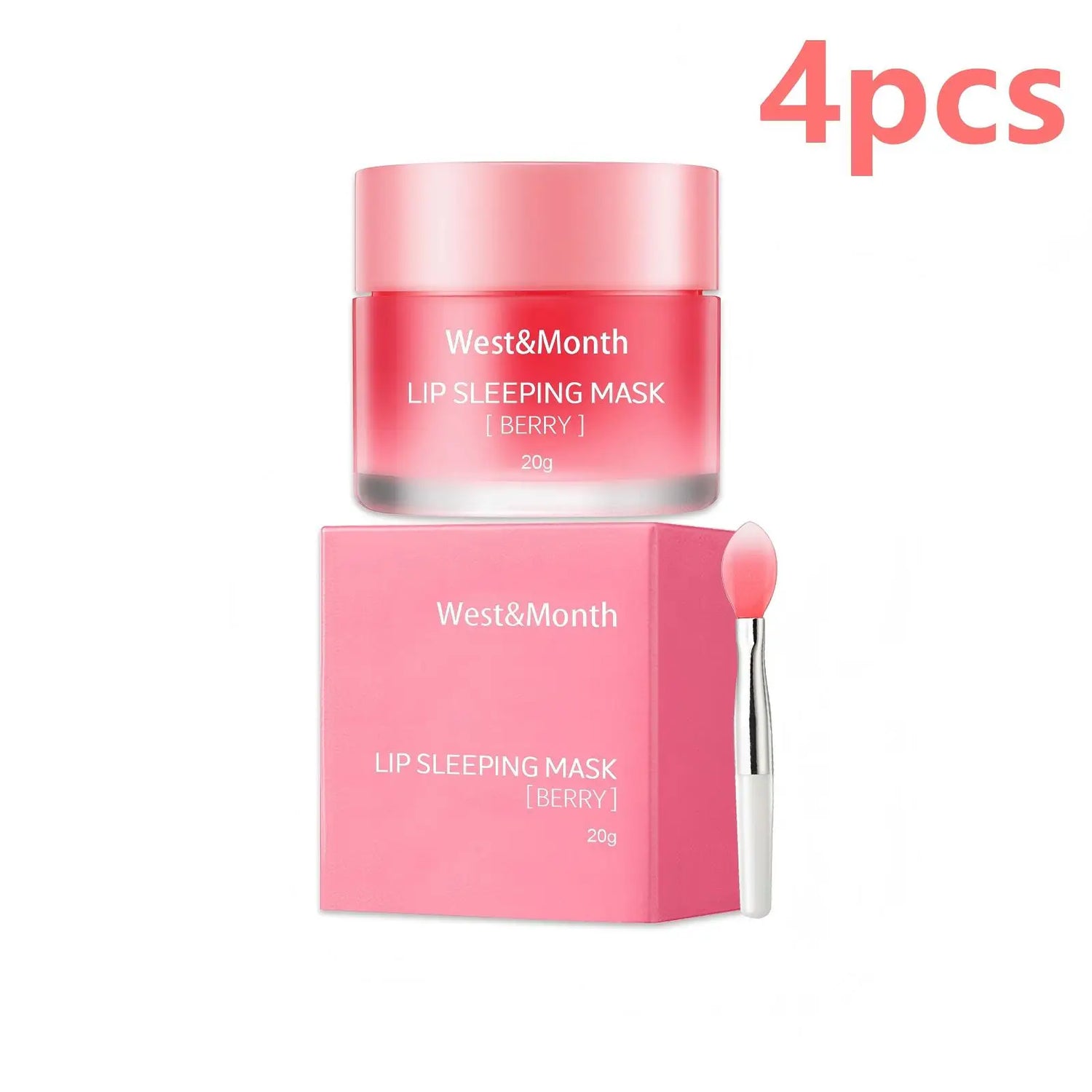 West&Month Lip Sleeping Mask Soften Cracking Lip Dead Skin Remover Dry Lips Treatment Exfoliant for Lips Nourish Jelly Lip Mask by Home for Health and Beauty