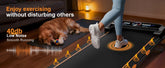 Walking Pad Treadmill with 3.5HP 17% Auto Incline 12-Level,450 lbs RGB UI Screen,3 in 1 Under Desk Treadmill with Auto Incline by Home for Health and Beauty