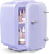 Mini Fridge, 4 Liter/6 Cans Portable Cooler and Warmer, AC/DC Power Small Fridge by Home for Health and Beauty