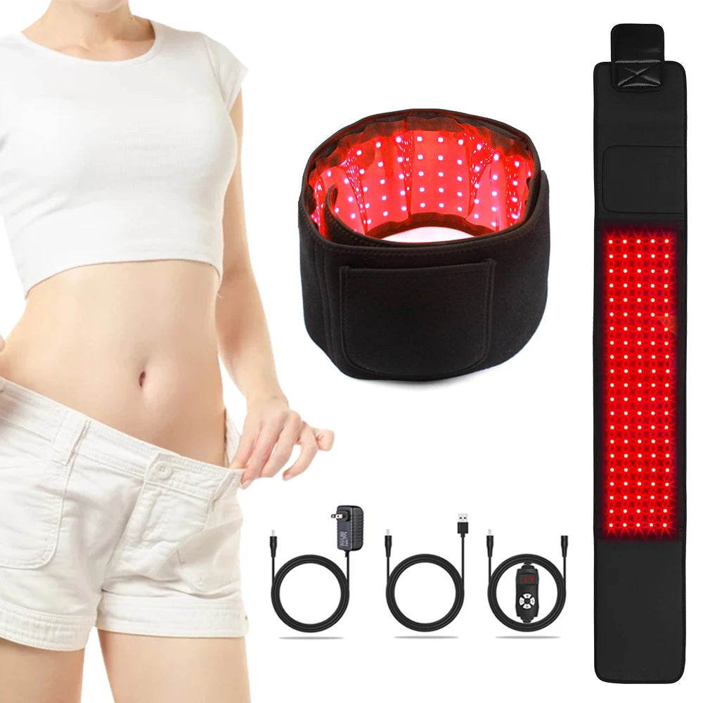 Electronic Red Light Therapy Belt 660nm 850nm Near Infrared by Home for Health and Beauty