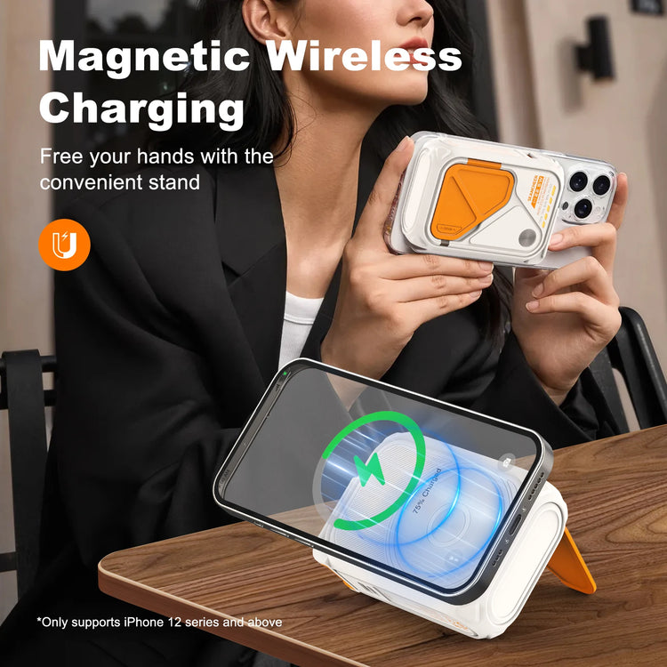 6-in-1 Magnetic Wireless Power Bank 10000mAh 22.5W by Home for Health and Beauty