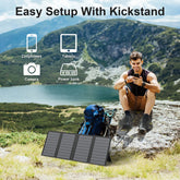 Portable Solar Charger 18V 60W / 45W Foldable Solar Panel for Solar Generators Outdoor Camping Travel Powerbank Phone by Home for Health and Beauty