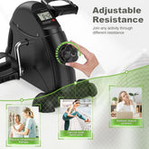 Mini Exercise Bike, Under Desk Bike Pedal Exerciser for Arm/Leg Exercise, Adjustable Magnetic Resistance Desk Cycle by Home for Health and Beauty