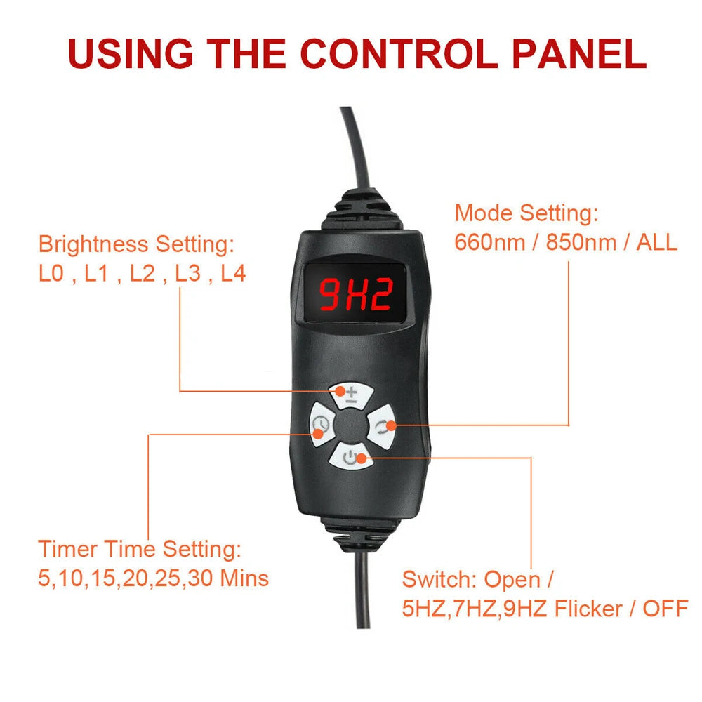 LED Portable Heat Pad For Face And Body Pain Relief