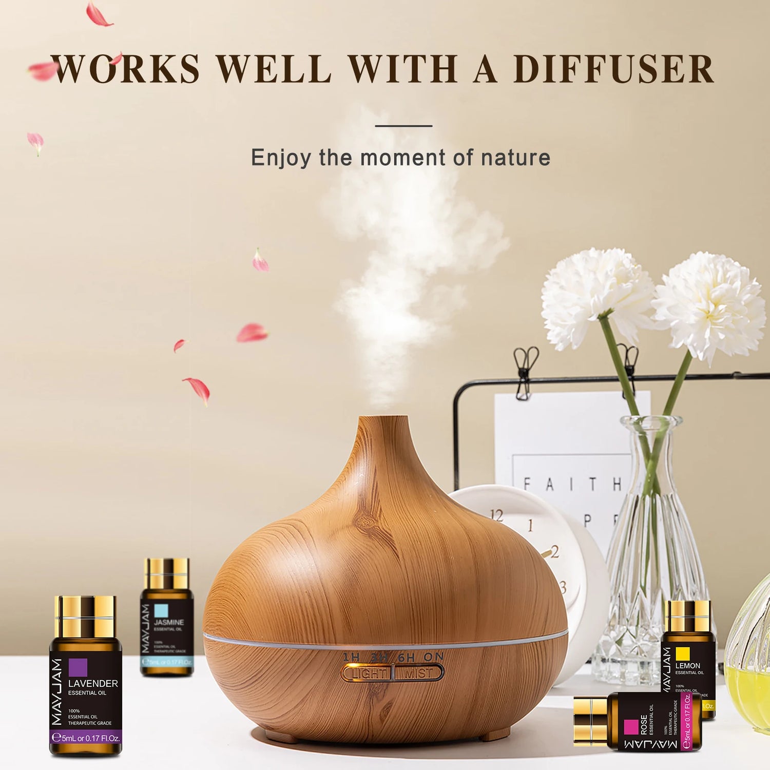 Essential Oils Set For Humidifier Diffuser Air Freshener by Home for Health and Beauty