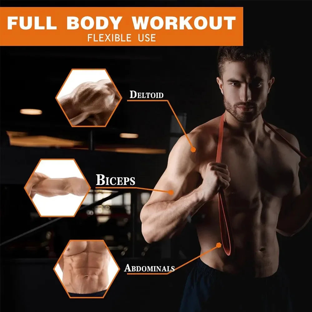 Resistance Bands For Pull Up Assistance And Fitness Training by Home for Health and Beauty