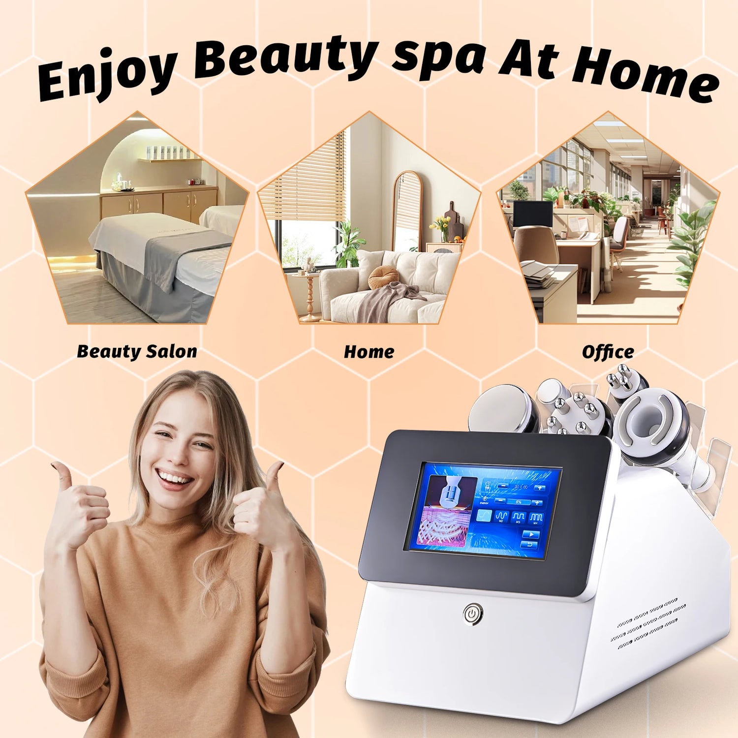 5 In 1 Facial Cavitation Lipo Slimming Device by Home for Health and Beauty
