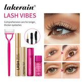 Lash & Brow Set Eyebrow Eyelash Growth Serum Peptide Mascara Eyelash Eyebrow Longer Fuller Thicker Curling Lash Eye Care Makeup by Home for Health and Beauty