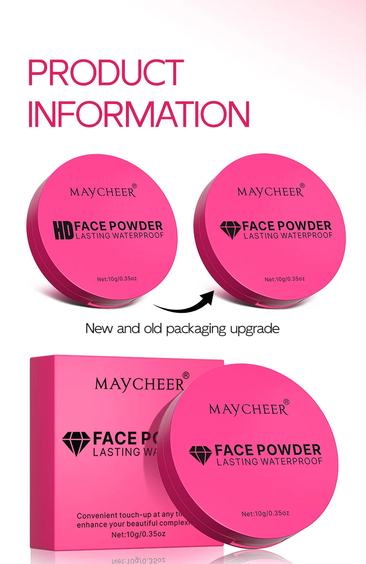5-color matte setting powder, controls oil, moisturizes, and is long-lasting and waterproof, creating a natural makeup look. by Home for Health and Beauty