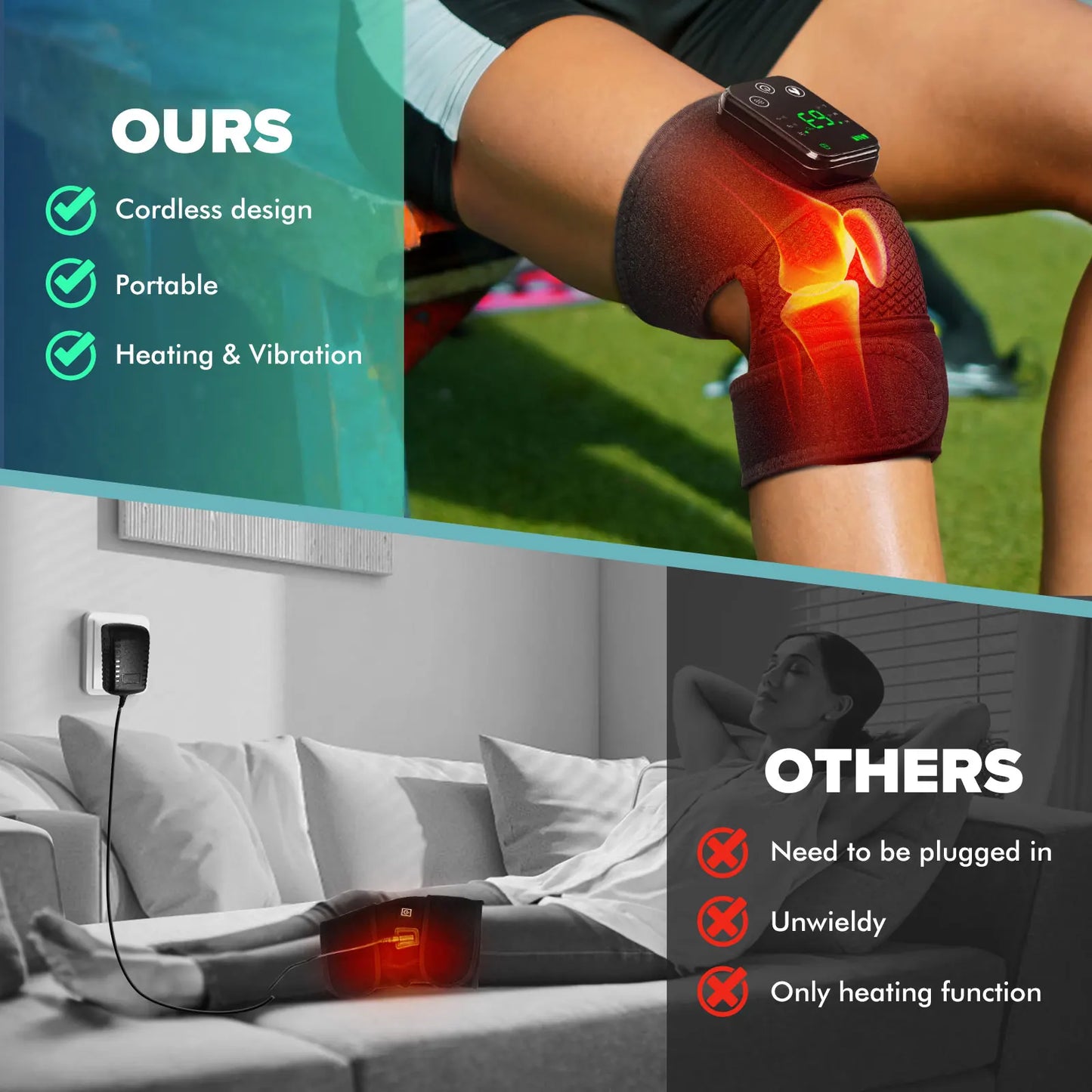 LeG Intelligent Electric Heating Knee Protection Massage Device