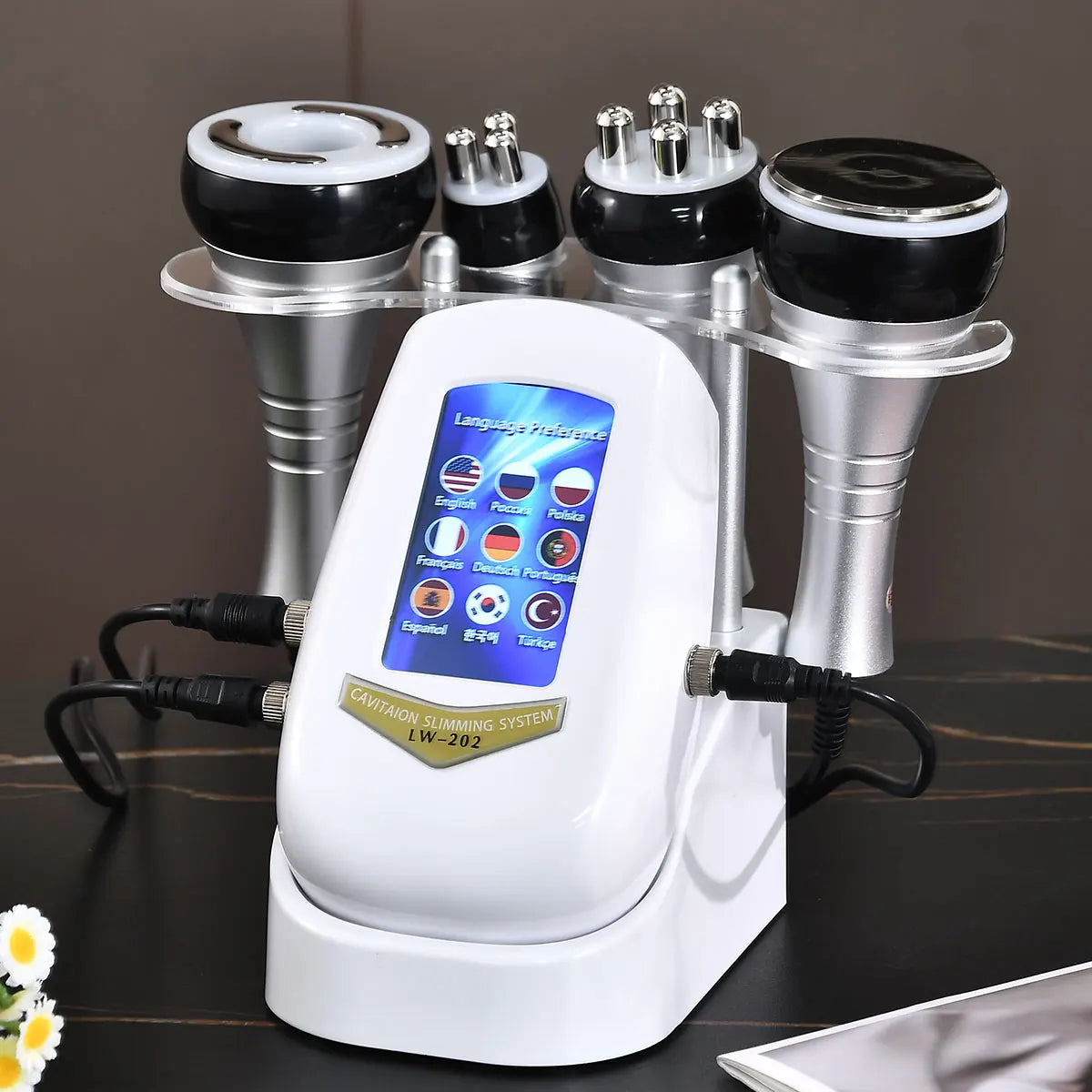 4 in 1 Cavitation Body Slimming Facial Massager Compact Design