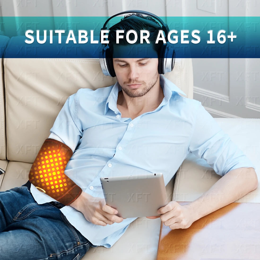 Effect Heated Elbow Massager With 3 Modes For Pain Relief