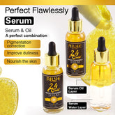 AILKE 24K Glod Flawlessly Skin Care Range, Skin Whitener, Reduce Dark Spots, Melanin, Wrinkles, Moisturize, For Women & Men by Home for Health and Beauty