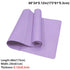 Foldable Yoga Mat Eco Friendly EVA Folding Travel Fitness Exercise Mat 3mm/4mm/6mm Thicknesses for Yoga Pilates & Floor Workouts by Home for Health and Beauty