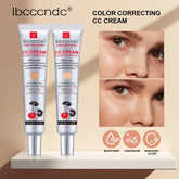 Color Correcting CC Cream Facial Centella Asiatica Repair BB Cream Natural Concealer Whitening Liquid Foundation Cosmetics by Home for Health and Beauty