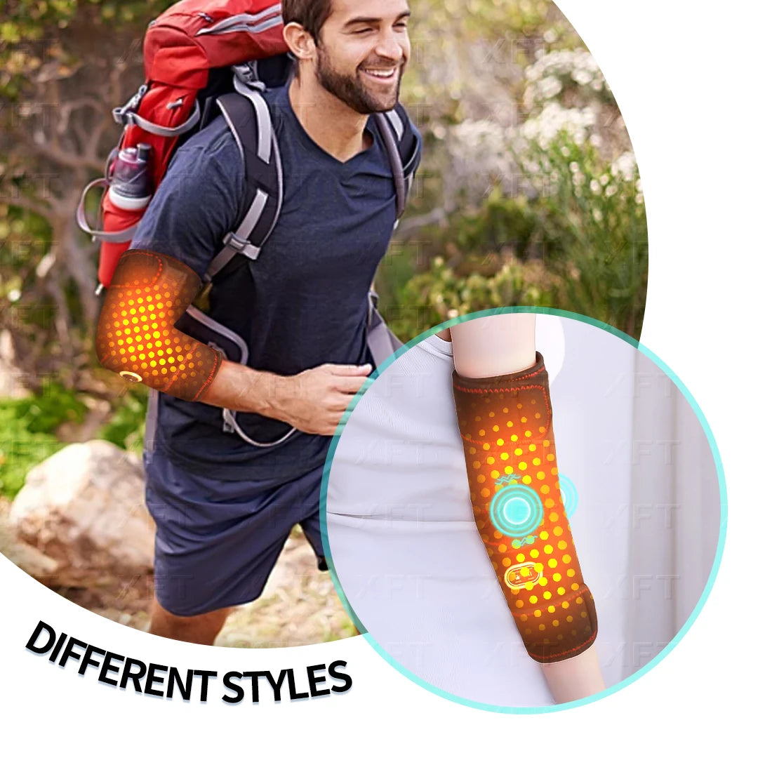 Effect Heated Elbow Massager With 3 Modes For Pain Relief