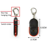 Anti-Lost Alarm Key Finder Locator Tracker Keychain Whistle Sound Smart Flashing Beeping With LED Light Anti Lost Keyring Finder by Home for Health and Beauty