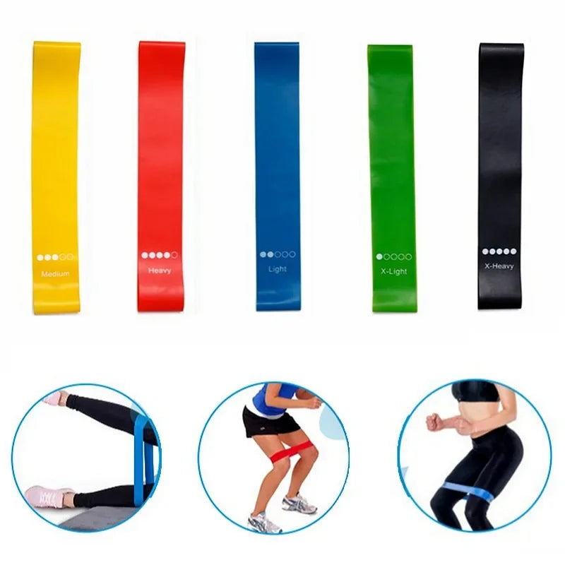 Resistance Bands Fitness Set 5 Rubber Loop Bands