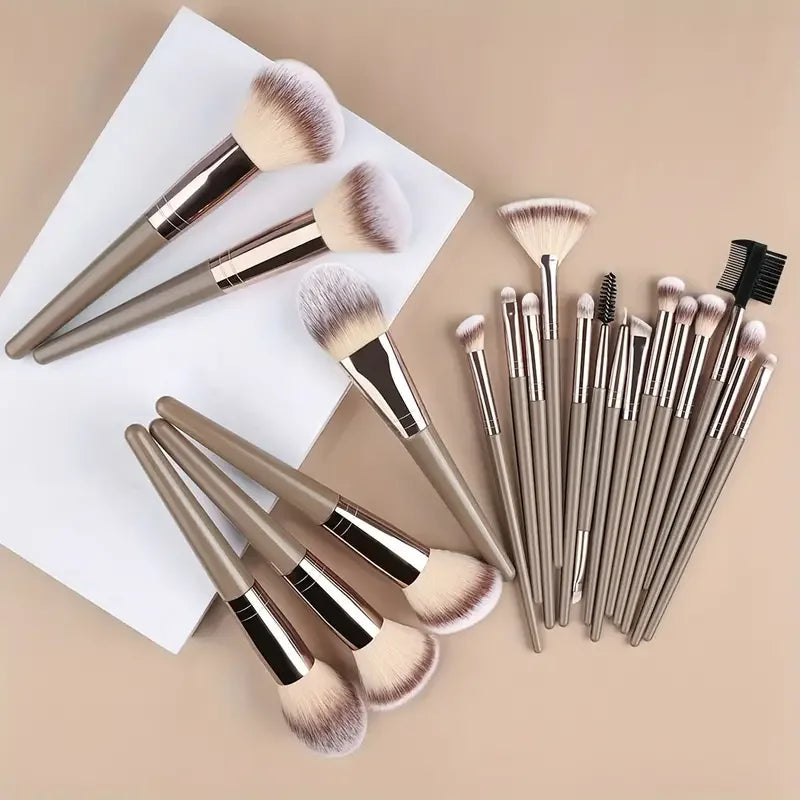Brush Professional Makeup Brush Set With Goat Hair Synthetic Tools