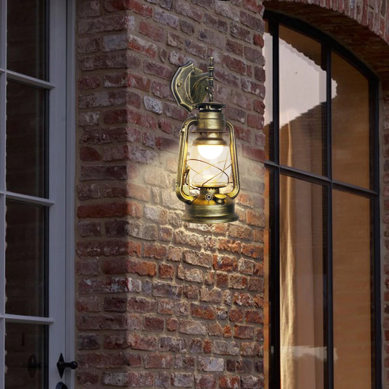 Retro Rustic Wall Sconces, Industrial Vintage Wall Light Fixtures Farmhouse Antique Lamp for Hallway, Bedroom Beside, Bar, Green by Home for Health and Beauty