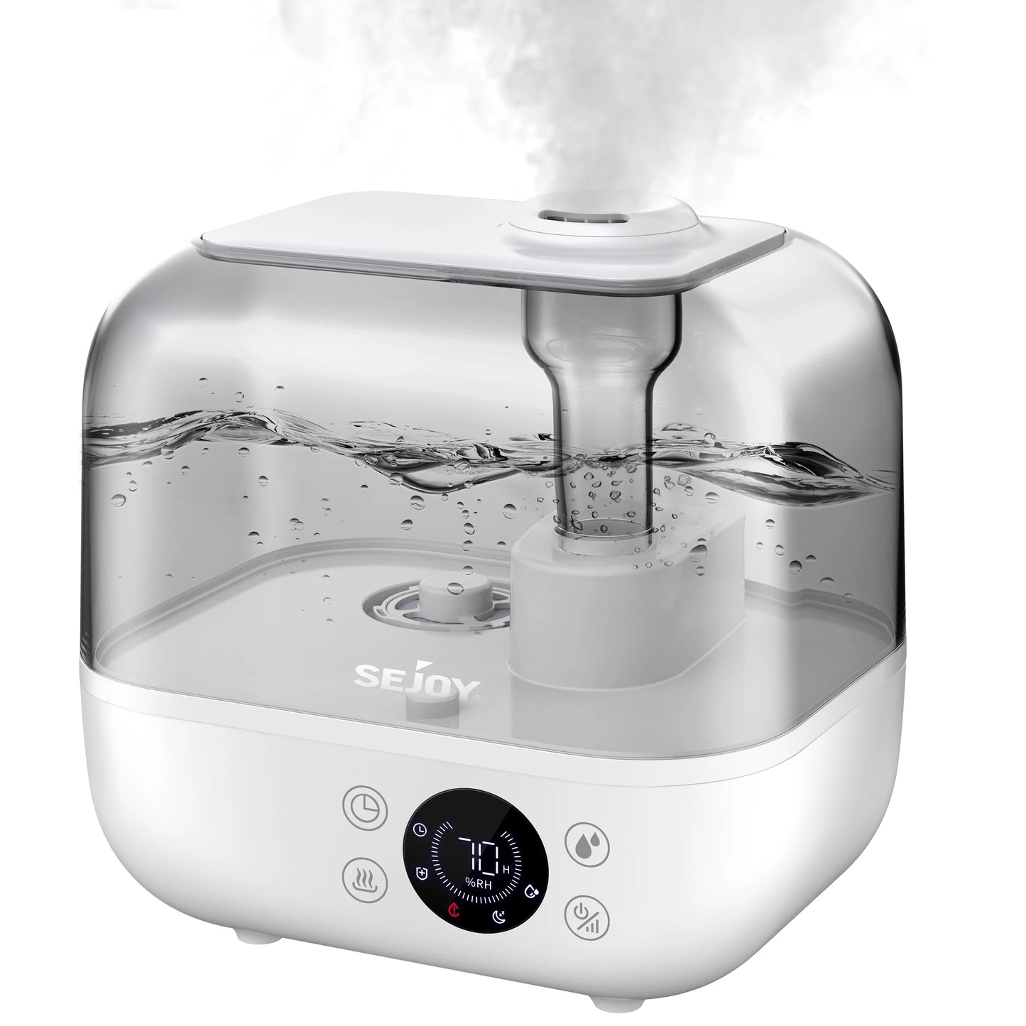 Sejoy Ultrasonic Cool Mist Humidifier Quiet Operation Timer