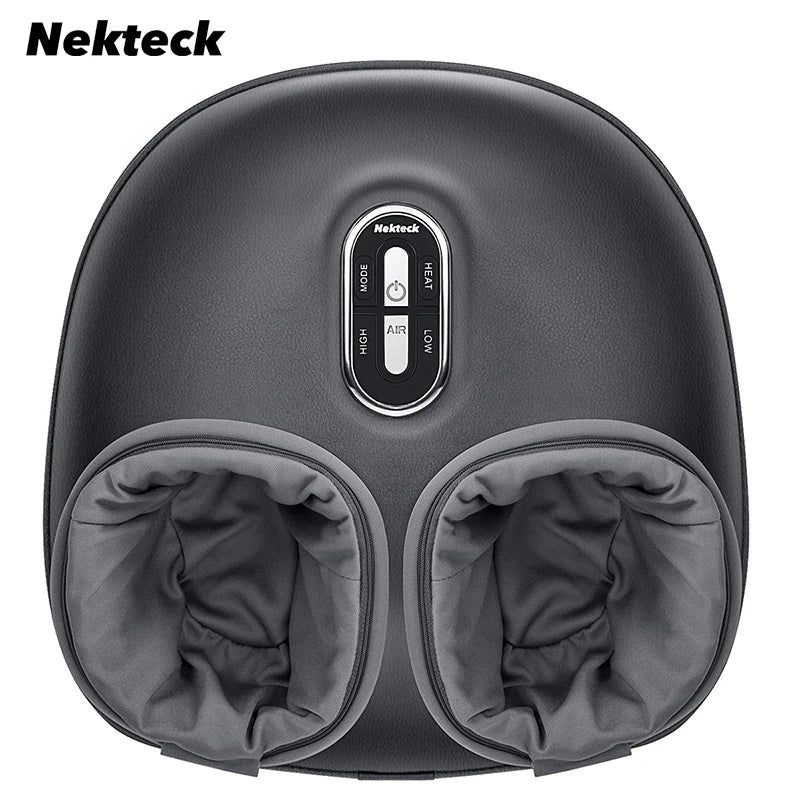 Foot Massager Electric Heating Therapy Air Compression Shiatsu by Home for Health and Beauty