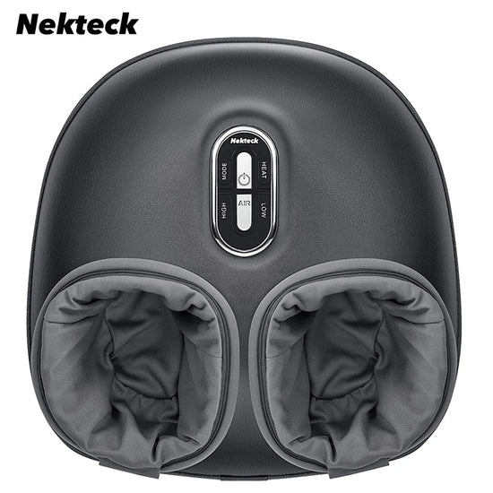 Foot Massager Electric Heating Therapy Air Compression Shiatsu by Home for Health and Beauty