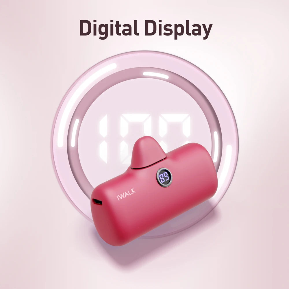 Capsule Power Bank Mini Portable Wireless Charger