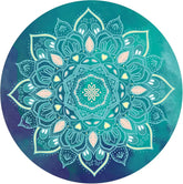 Pilates Mat Round Oversize Yoga Mat Suede Rubber Non-Slip Dia 140cm by Home for Health and Beauty
