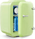 Mini Fridge, 4 Liter/6 Cans Portable Cooler and Warmer, AC/DC Power Small Fridge by Home for Health and Beauty