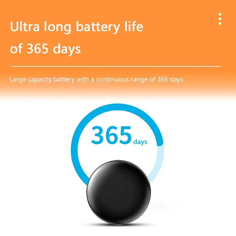 Mini Smart Anti-Lost Tracker Reminder For Pets Kids Bag Wallet 5G Bluetooth GPS Device Air Tag Finder Tracking Locator by Home for Health and Beauty
