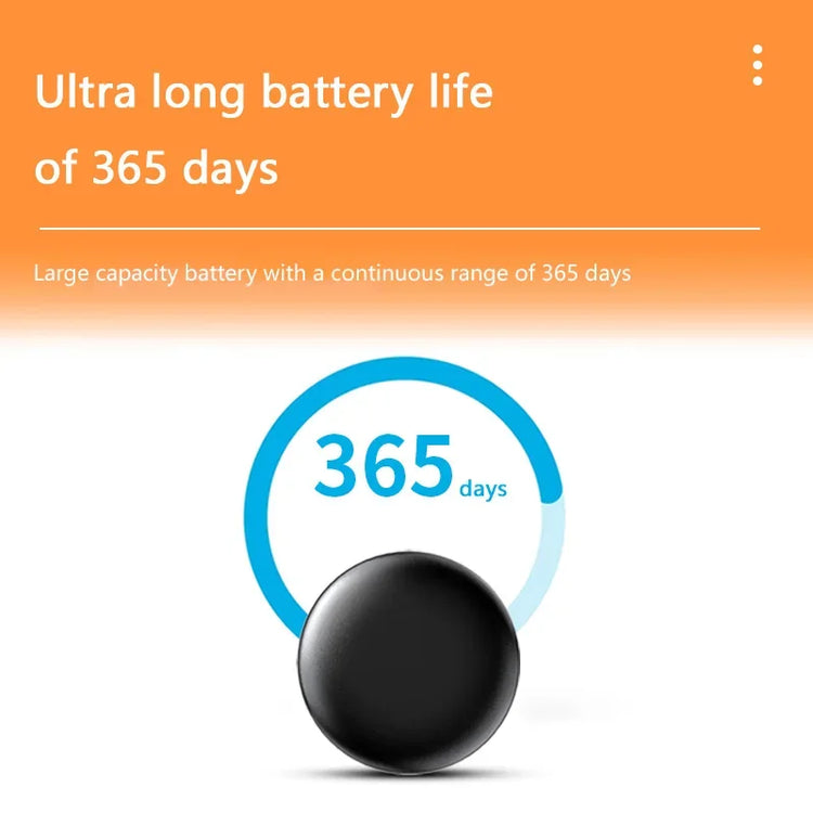 Mini Smart Anti-Lost Tracker Reminder For Pets Kids Bag Wallet 5G Bluetooth GPS Device Air Tag Finder Tracking Locator by Home for Health and Beauty