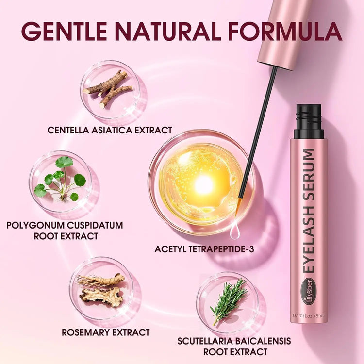 Lash Serum Nourishing Eyelash Enhancer Serum,Eyelash Growth Serum,Natural Ingredients,Longer and Thicker Eyelashes Cosmetics by Home for Health and Beauty