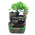 Indoor Room Fountain Waterfall Decor Desktop Fountain Decoration Water Feature with Colour Changing LED Lighting Zen Meditation by Home for Health and Beauty