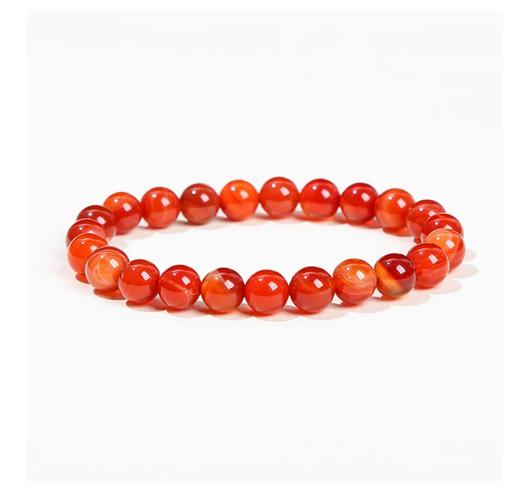 JD Natural Stone Beads Bracelet Amethyst Tiger Eye Crystal Quartz Agate Gem Beads Bangles Women Men Reiki Healling Jewelry Gift by Home for Health and Beauty