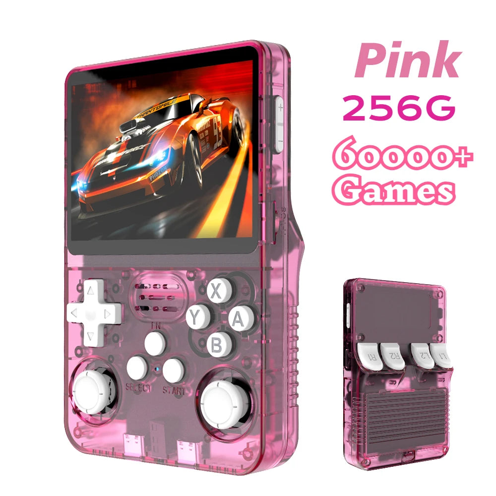 Retro Handheld Game Console Linux System 3.5 Inch 256G 128G R36S IPS Portable Pocket Player 64GB Video Gaming Kids Gifts by Home for Health and Beauty