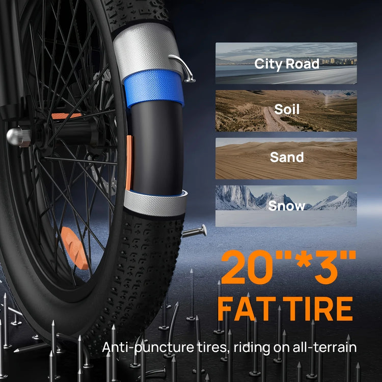 Electric Bike | Removable Battery, 28MPH, 20&