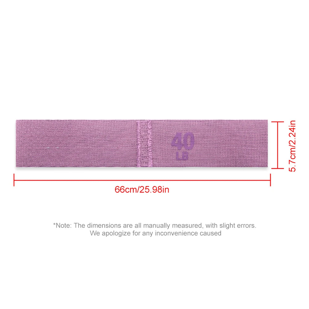 Fitness Resistance Bands Fabric Elastic Bands Yoga Pilates Hip Circle Expander Bands Gym Training Loops Yoga Workout Equipment by Home for Health and Beauty