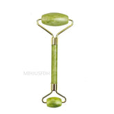 Natural Jade Roller Massager For Face, Body, Back Gua Sha by Home for Health and Beauty