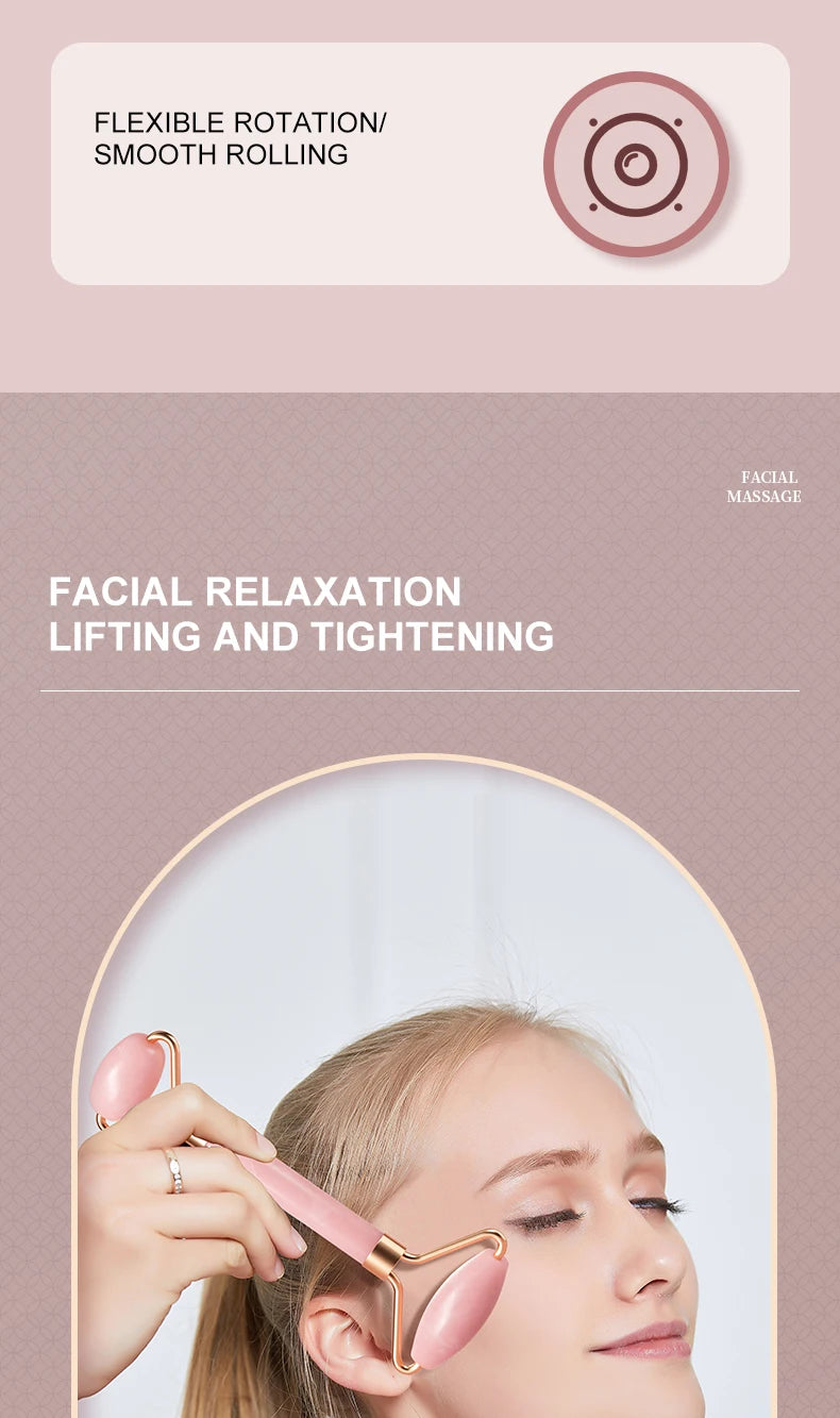 Roller for Face Neck Eye Resin Facial Massage Instrumenr Health Care Scraping Board Musclee Beauty Skincare Tools by Home for Health and Beauty