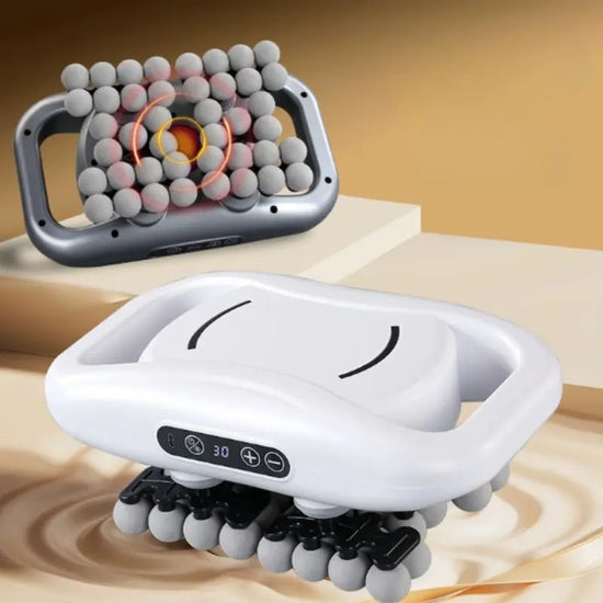 Muscle Massager Gun with 42 Massage Heads LED Digital Display 10min Smart Timer 9 Speed Modes Type-C Fast Cha by Home for Health and Beauty