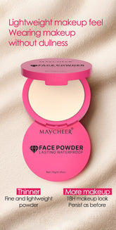 5-color matte setting powder, controls oil, moisturizes, and is long-lasting and waterproof, creating a natural makeup look. by Home for Health and Beauty