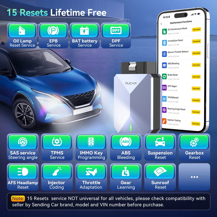 Lifetime Free Scanner Full System Diagnostic Tool by Home for Health and Beauty