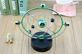 Galaxy Universe Celestial Swinger Magnetic Rotating Earth Perpetual Motion Device Electric Chaos Pendulum Science Decor living room decoration desk decoration adornos para casa desk decoration home accessories by Home for Health and Beauty