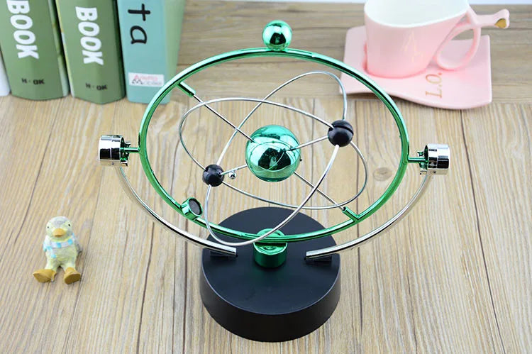 Galaxy Universe Celestial Swinger Magnetic Rotating Earth Perpetual Motion Device Electric Chaos Pendulum Science Decor living room decoration desk decoration adornos para casa desk decoration home accessories by Home for Health and Beauty
