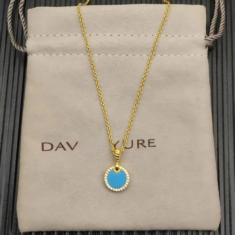 High-Quality Elegant and Simple Gold-Plated Round Bracelets and Necklaces Set by Home for Health and Beauty