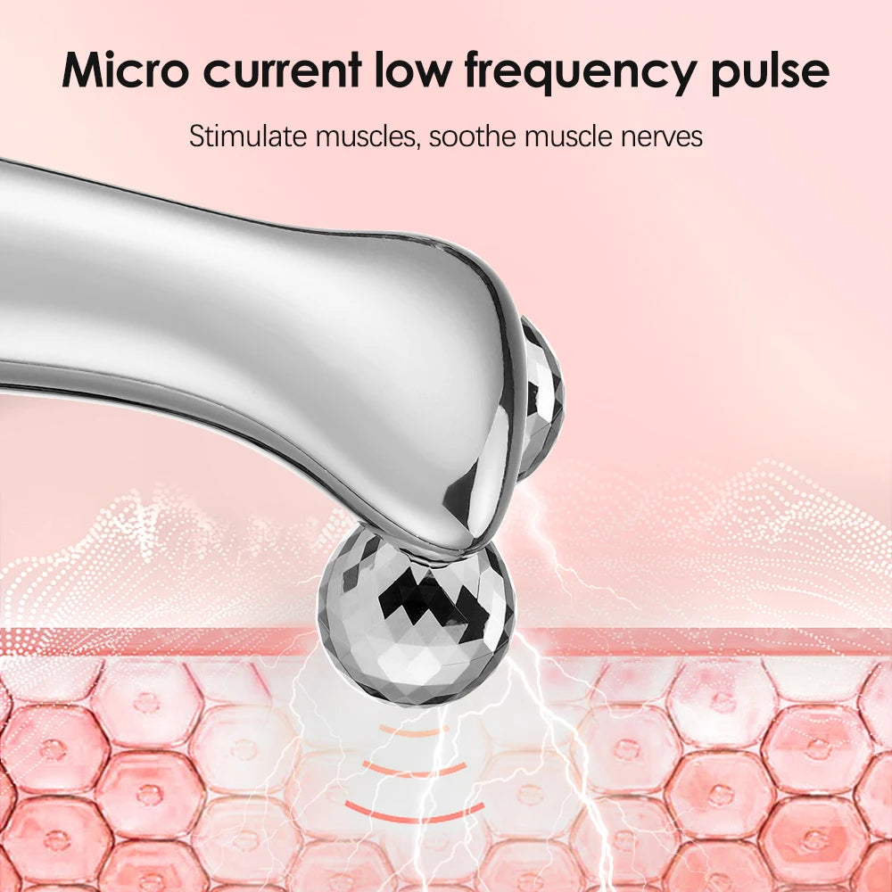 Electric Facial Slimming Rollor Microcurrent Beauty Device