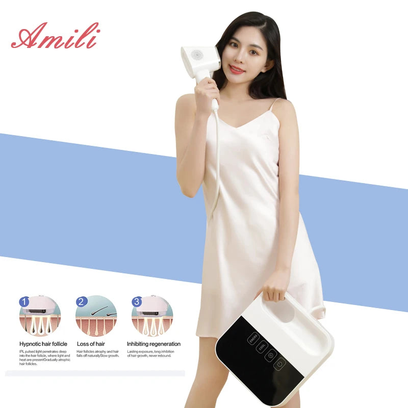 IPL Laser Hair Removal Device With Cooling System by Home for Health and Beauty